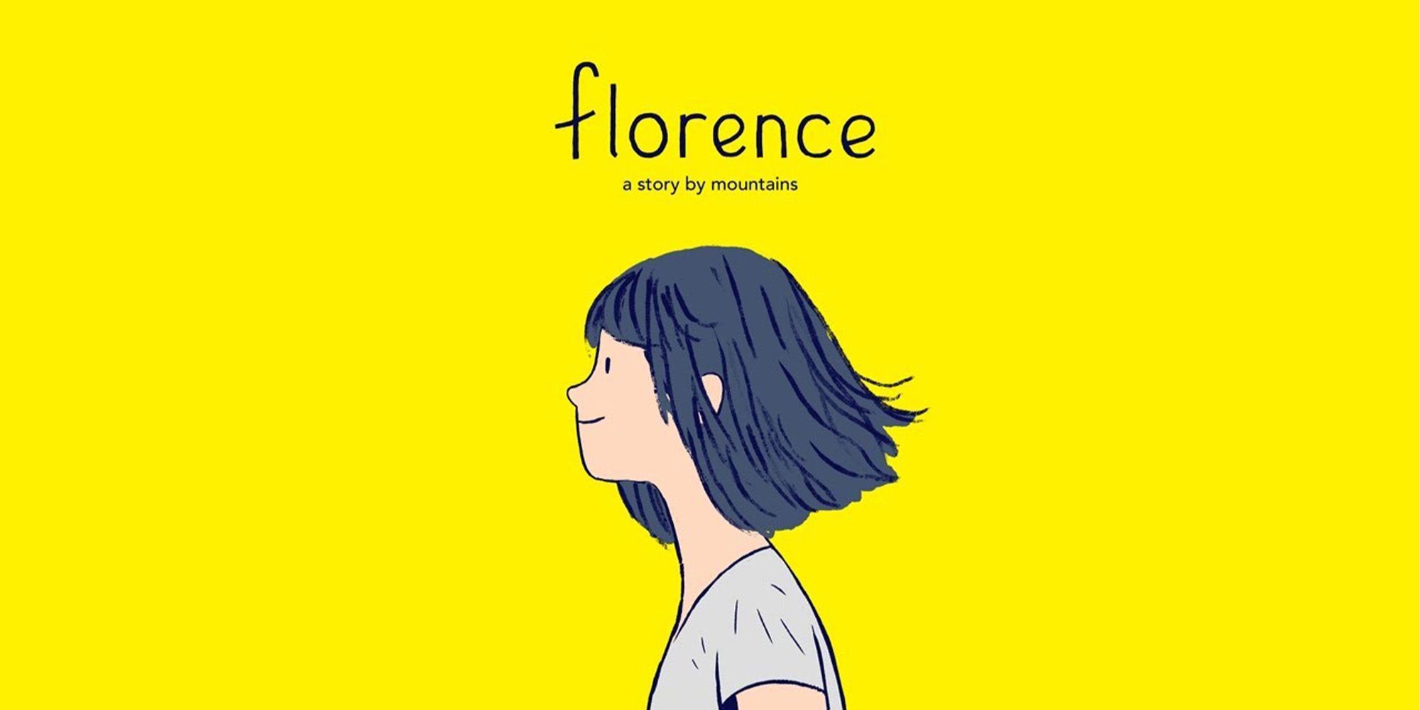 Cover Art for the mobile game Florence featuring Florence