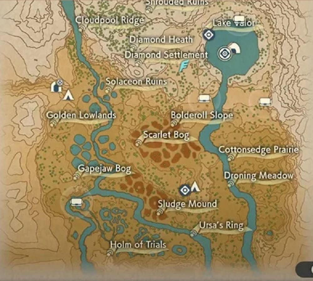 Crimson Mirelands Legends Arceus Map