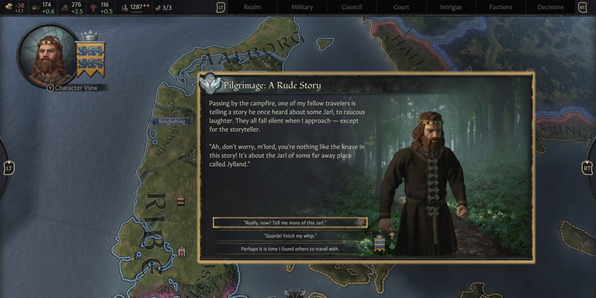 Crusader Kings 3 Console Edition Pilgrimage Event
