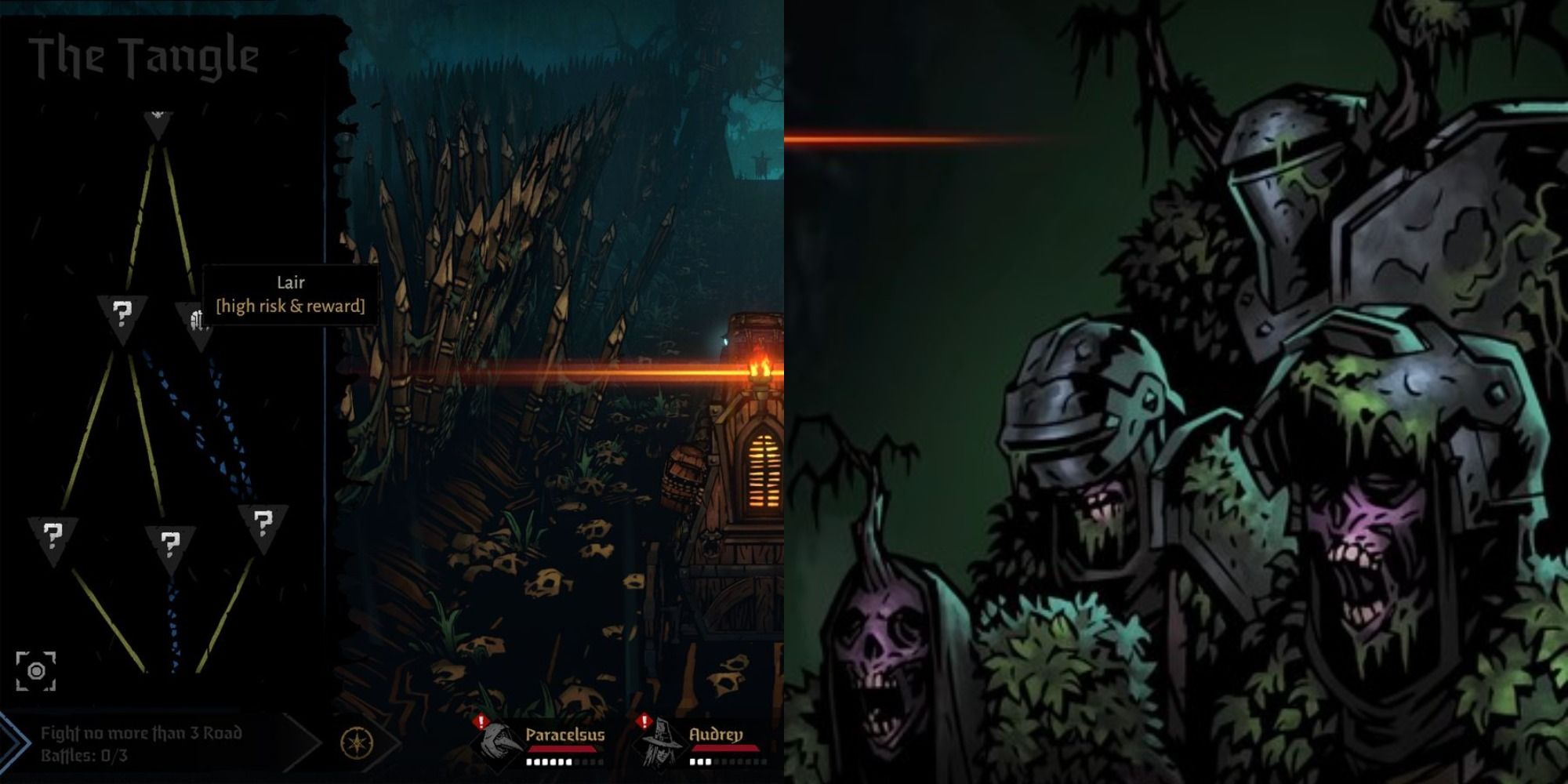 Darkest Dungeon 2 Knight and the tangle