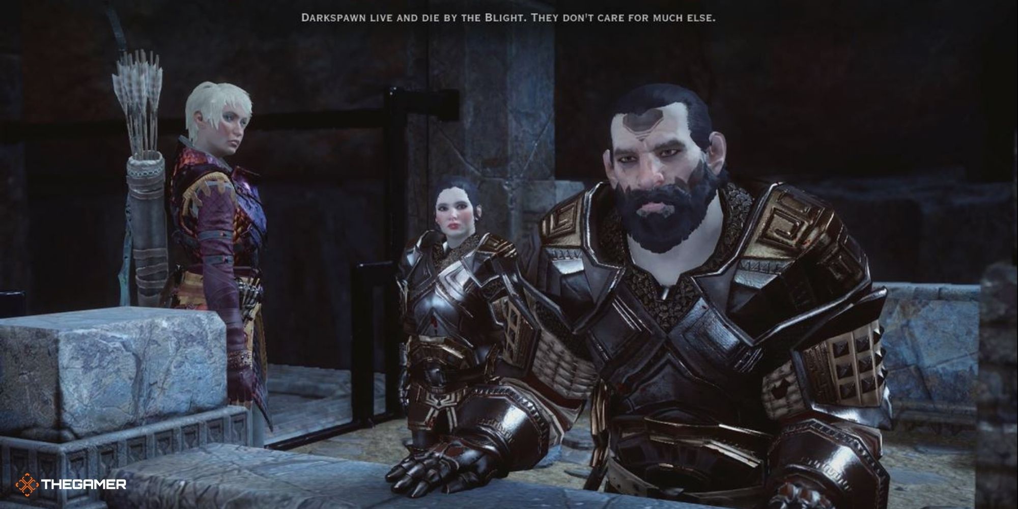 Dragon Age Inquisition - Member of the Legion of the Dead talks about the Darkspawn