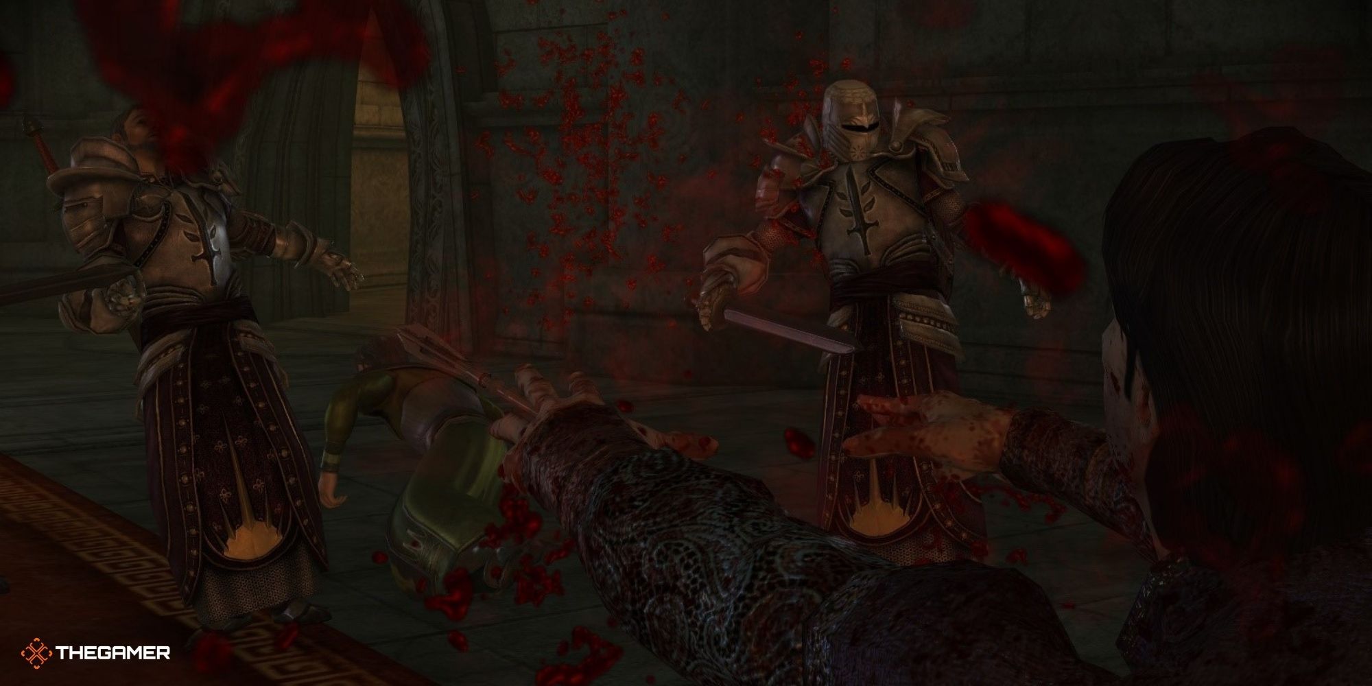 Dragon Age Origins - Jowan using blood magic