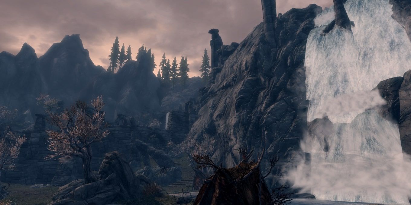 The Lost Valley Redoubt in Skyrim.