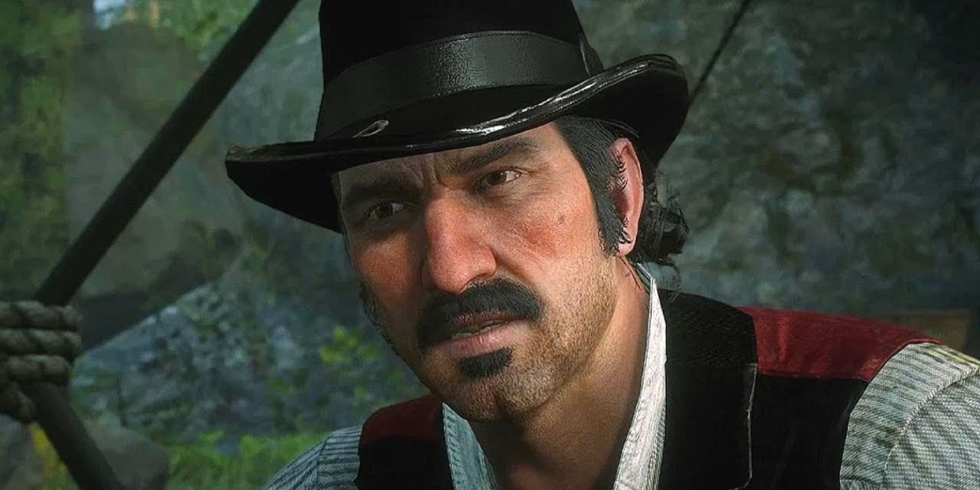 Dutch Scowling At Someone Off Camera