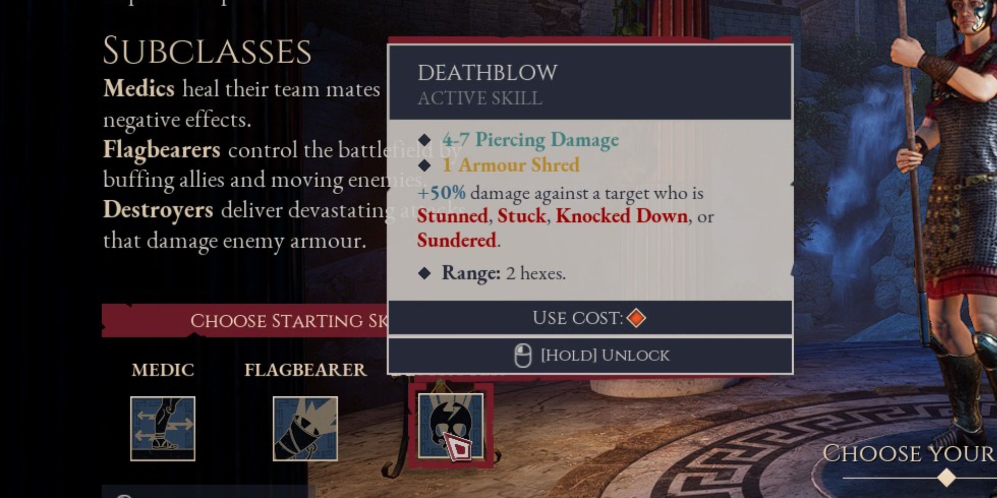 Expeditions Rome Destroyer Subclass Deathblow Description