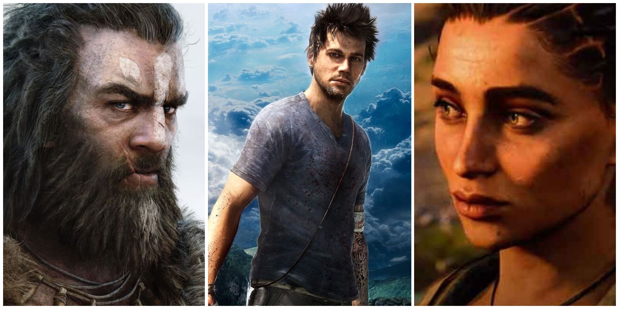 Far Cry Protagonists Split Image