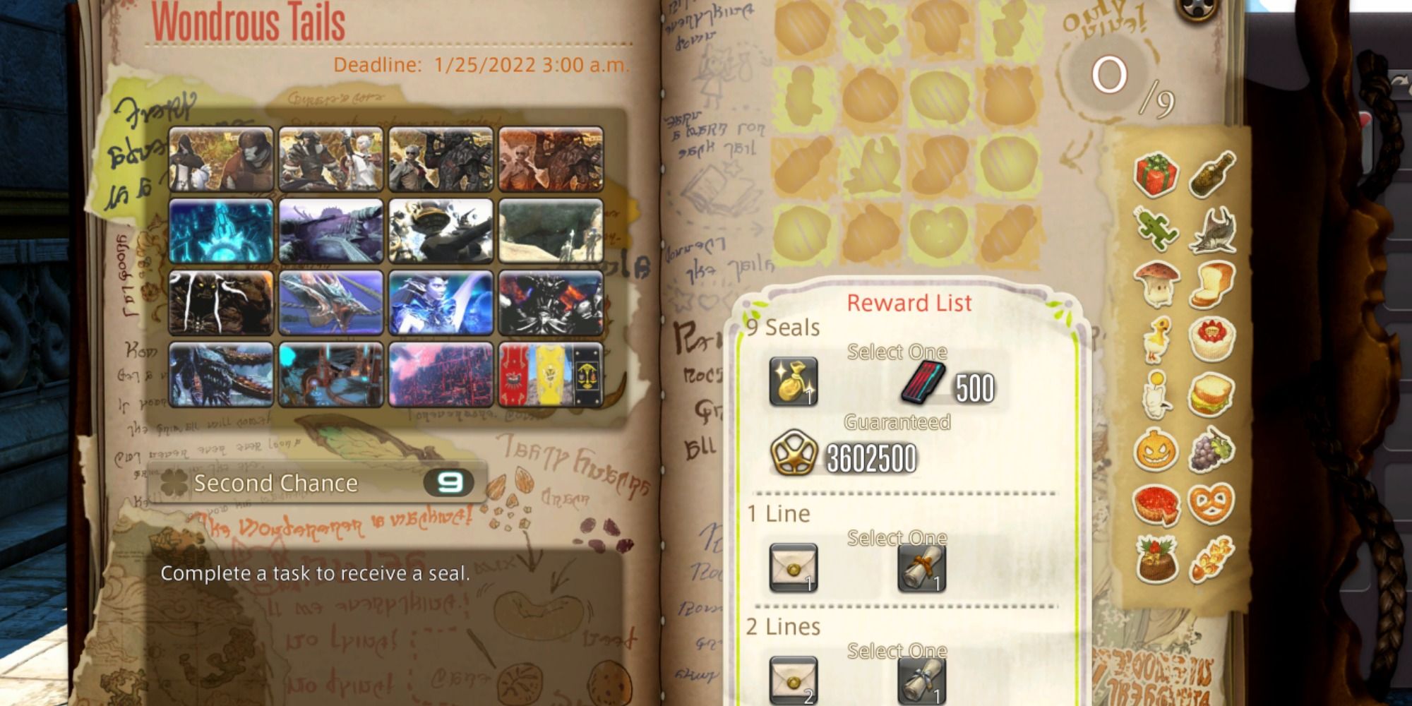 The Wondrous Tails Journal in Final Fantasy 14