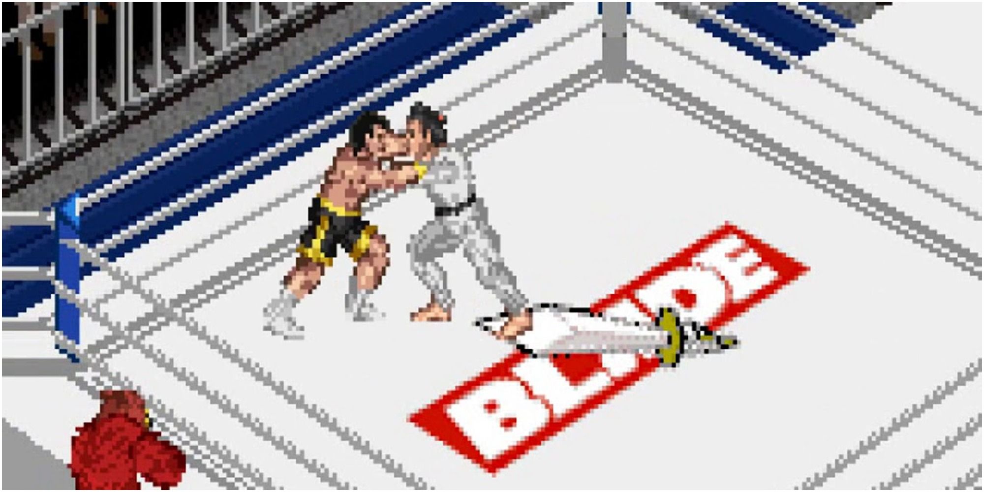 Fire Pro Wrestling 2 GBA Ryoku vs Rocky