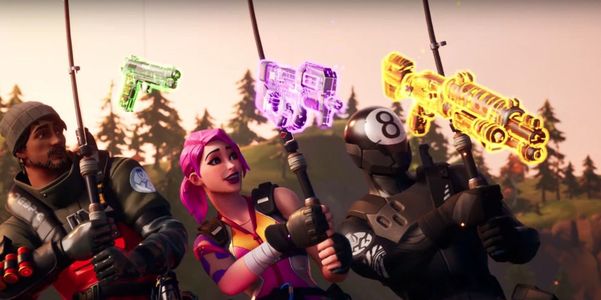 Fortnite Player Wins Round Using Items They Found Through Fishing