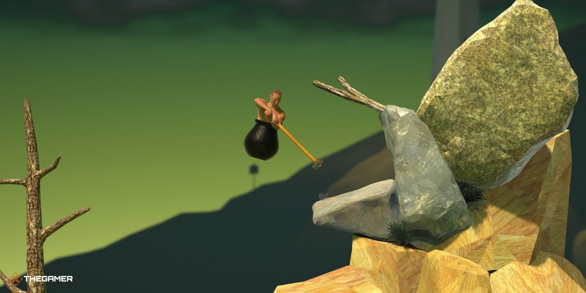 Getting Over It With Bennet Foddy - gameplay screenshot