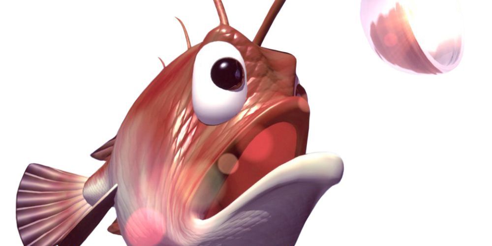 Official art of Glimmer the Anglerfish.