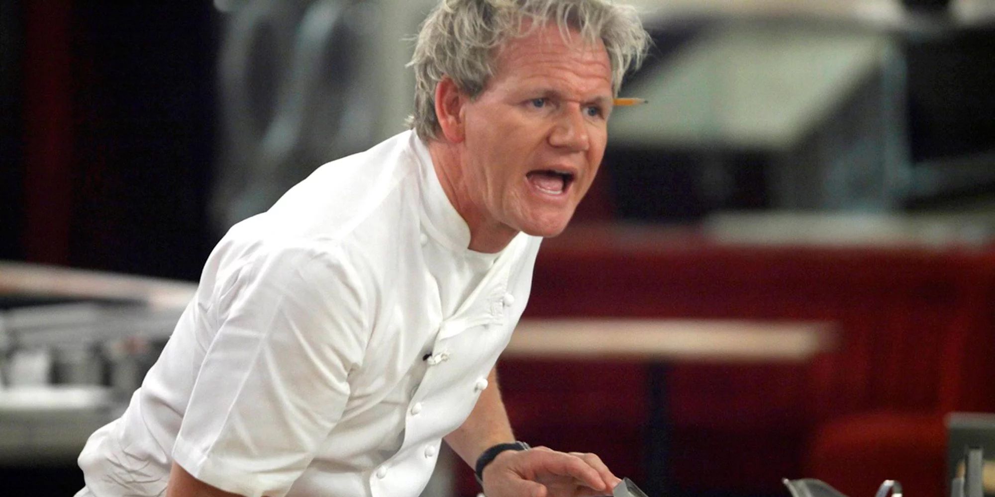 Gordon Ramsay yelling in Hell's Kitchen