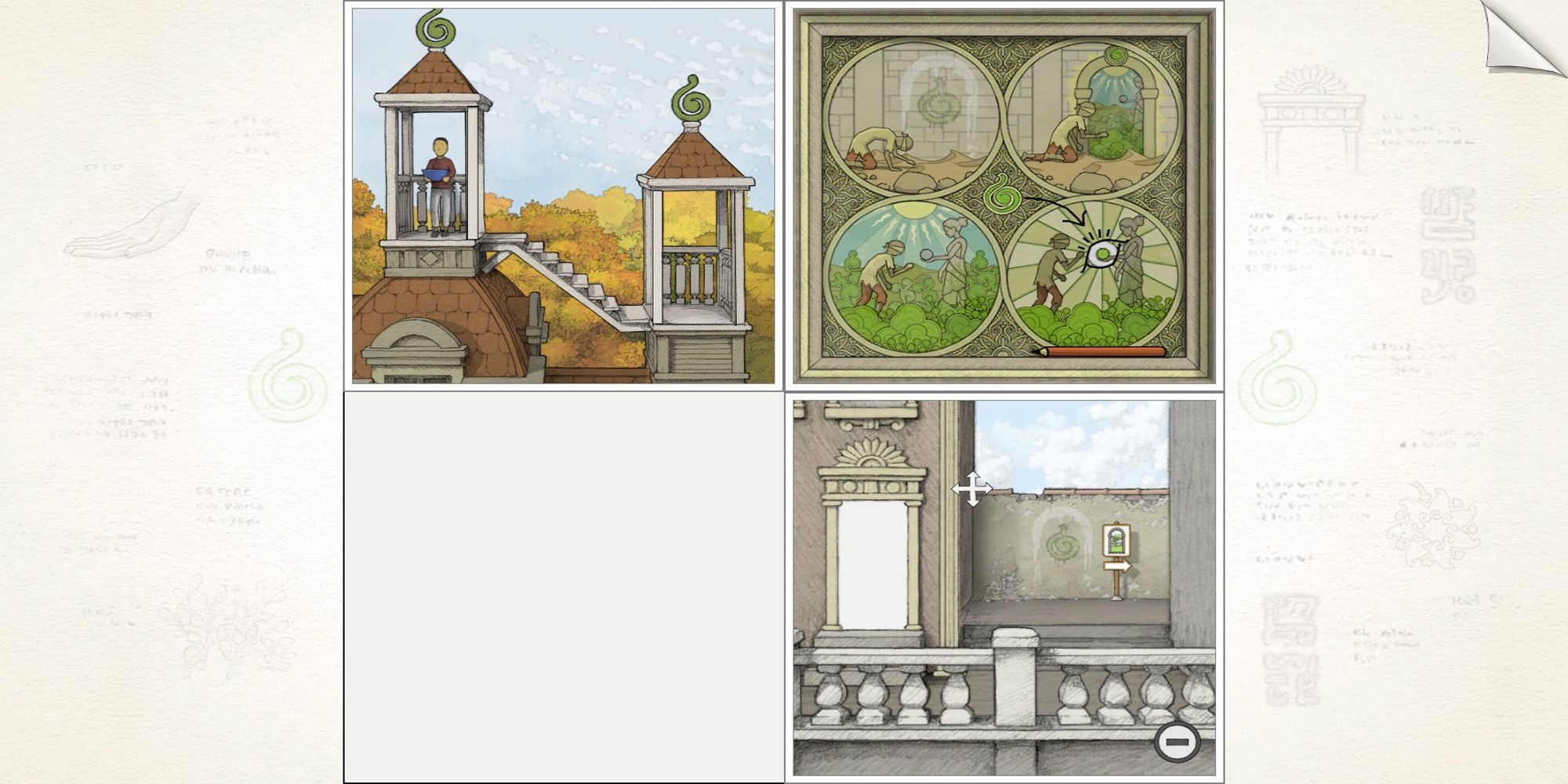 A look at the stair puzzle in Chapter Two of Gorogoa.