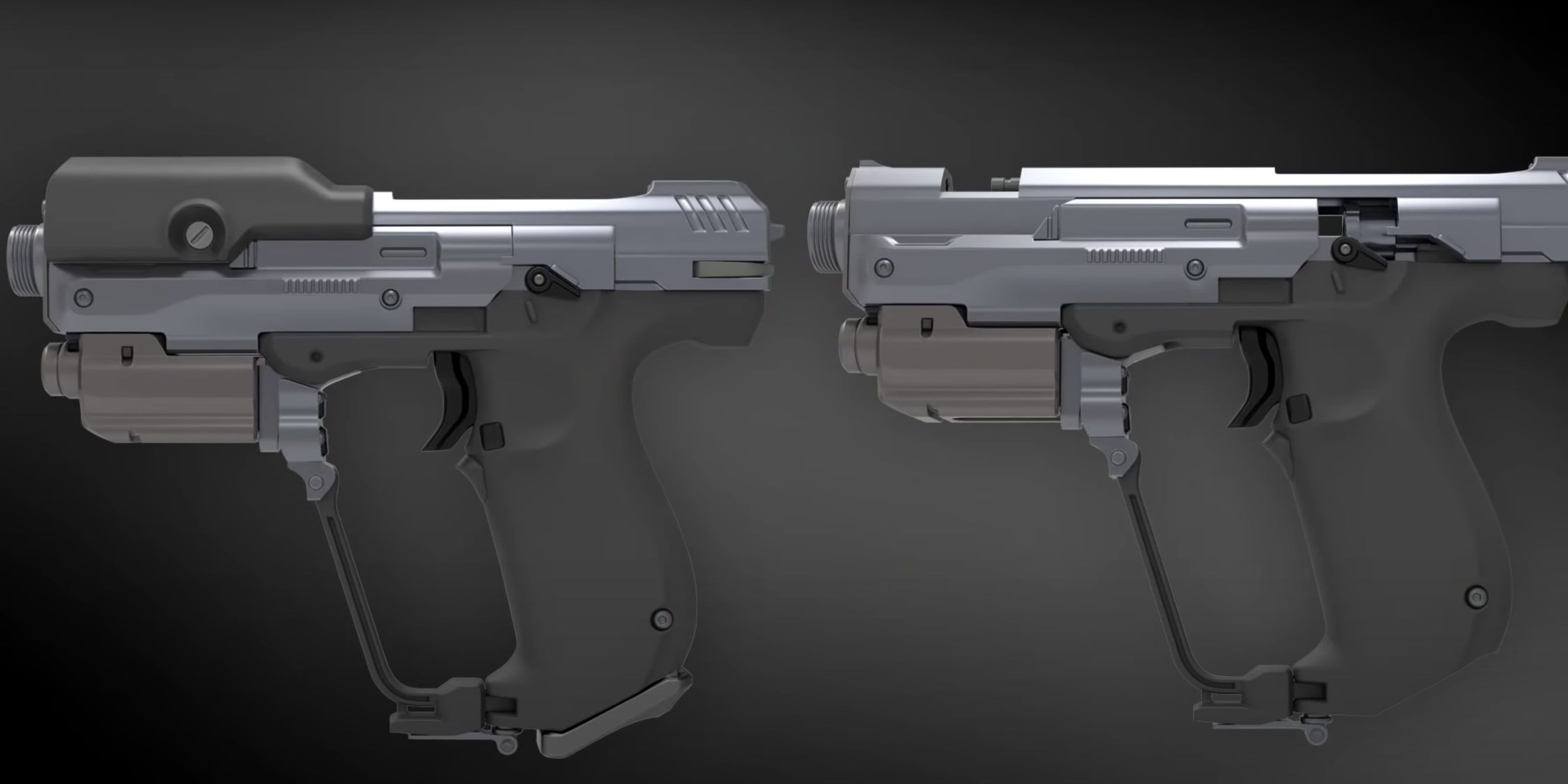 Halo 5: Guardians Pistol Comparison to Halo 4 Design