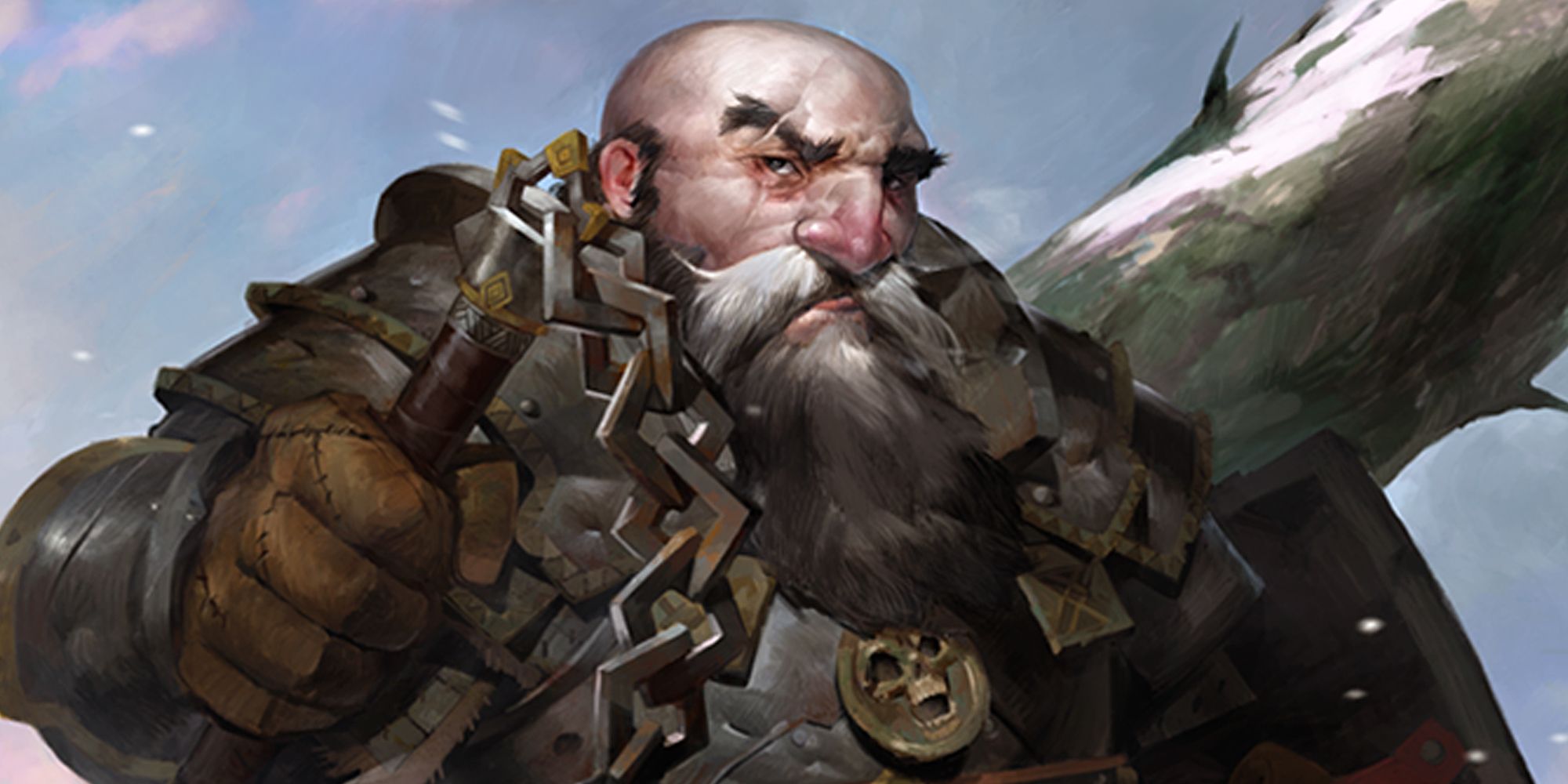 pathfinder: kingmaker character portrait of harrim