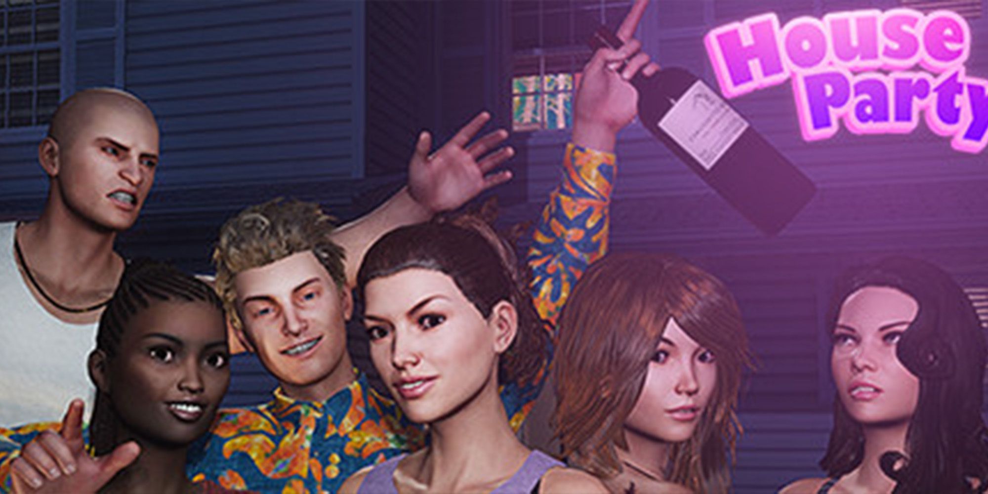 House Party Title Art