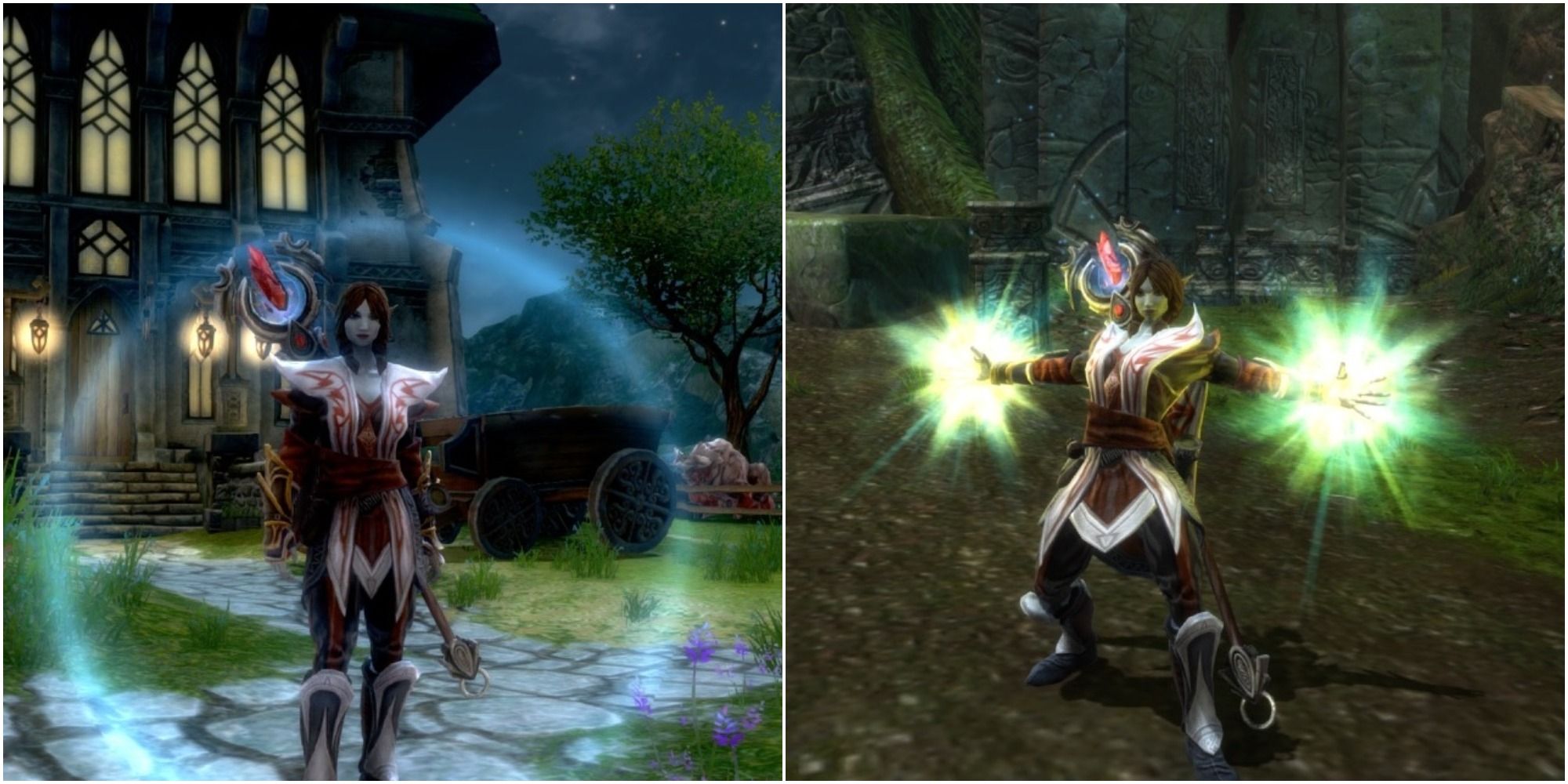 Kingdoms of Amalur Different spells being cast