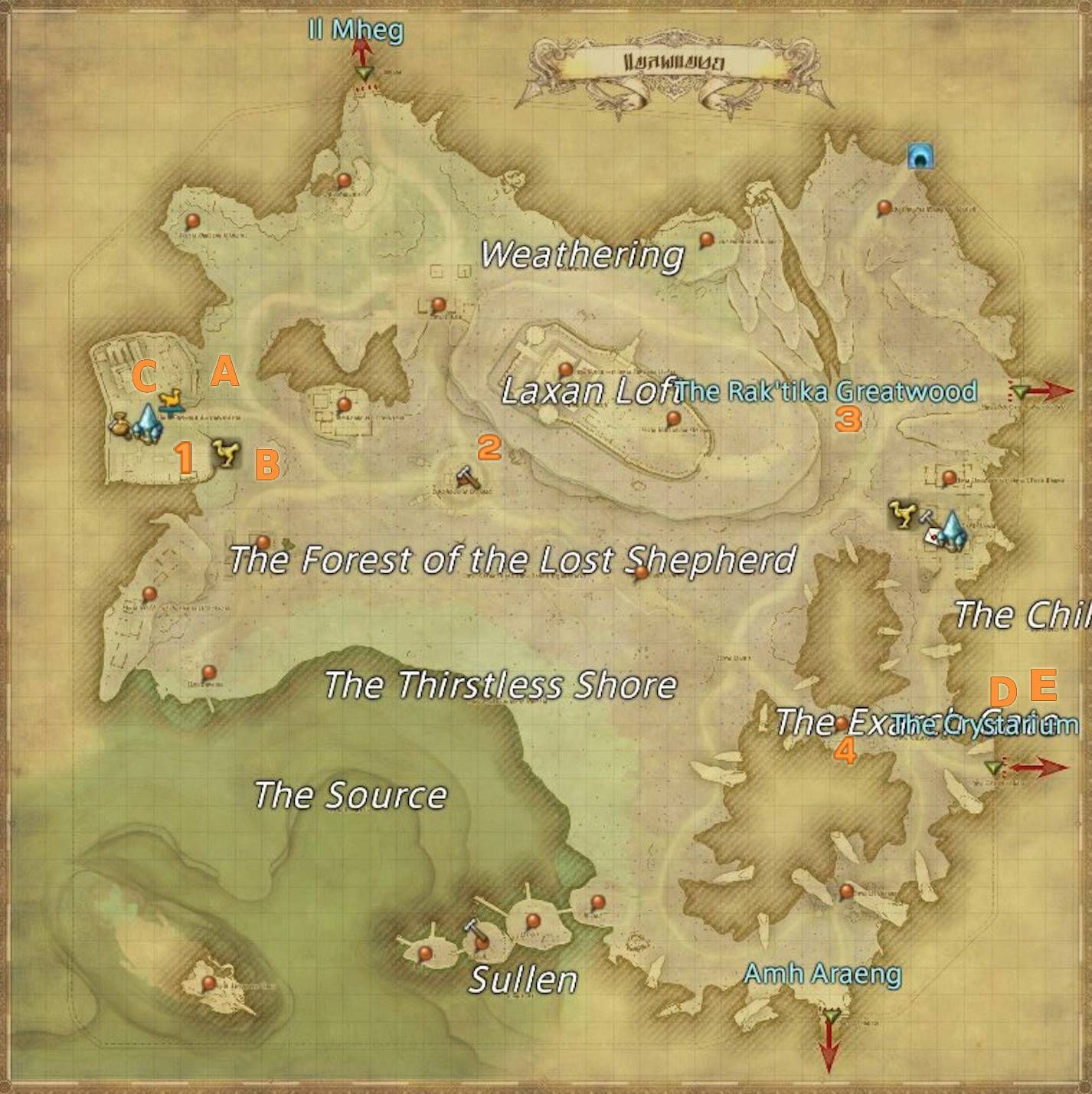 Lakeland Final Fantasy 14 Aether Current Locations
