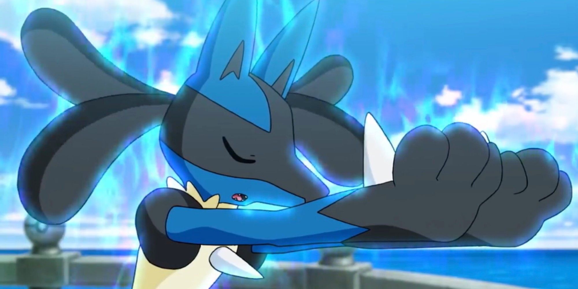 Pokemon Journeys: Lucario Manipulating Aura