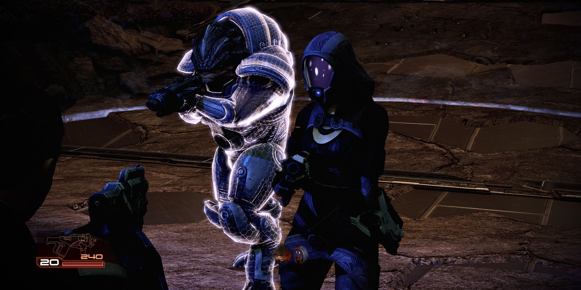 Mass Effect 2 Tali and Grunt Squad During The Suicide Mission