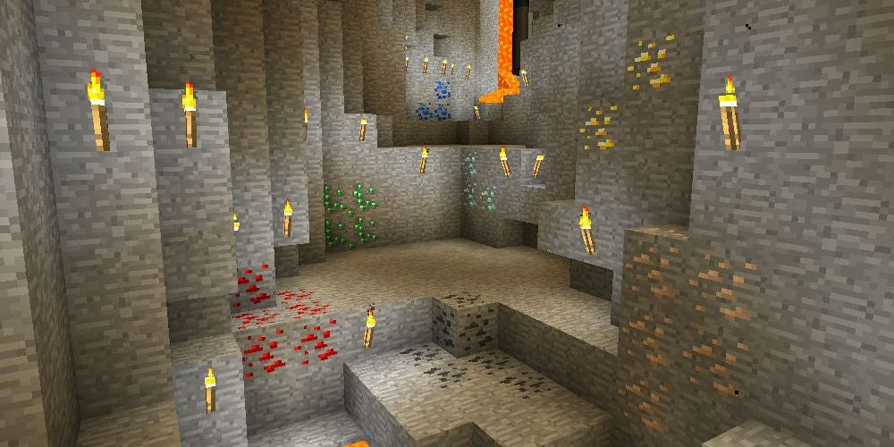 All the different ores in Minecraft