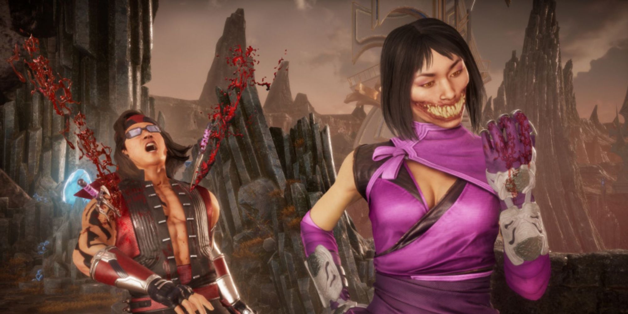 Mortal Kombat 11 Mileena Unimpressed & Liu Kang In Distress