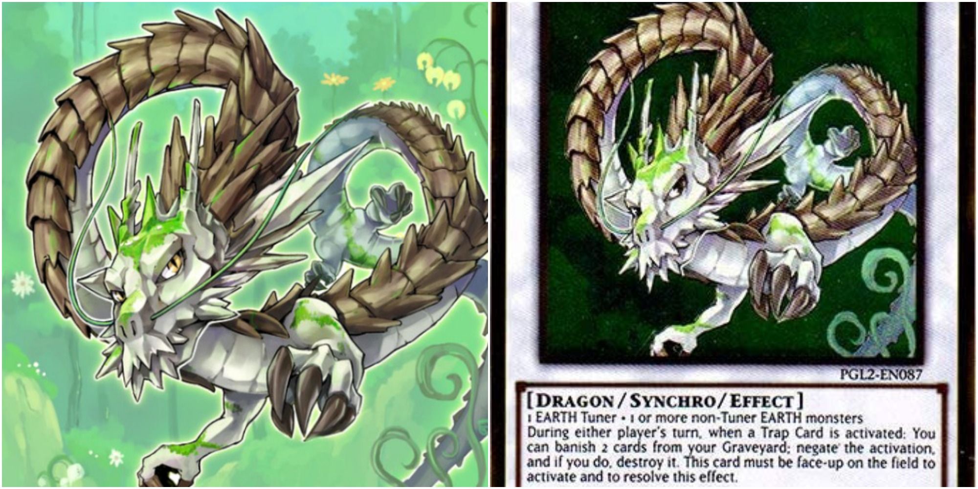 Naturia Barkion card art and text