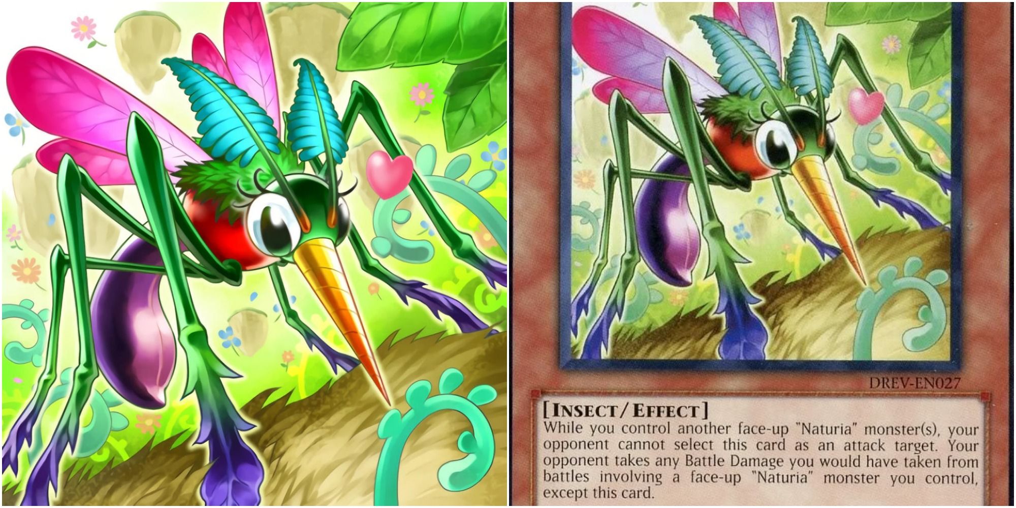 Naturia Mosquito card art and text