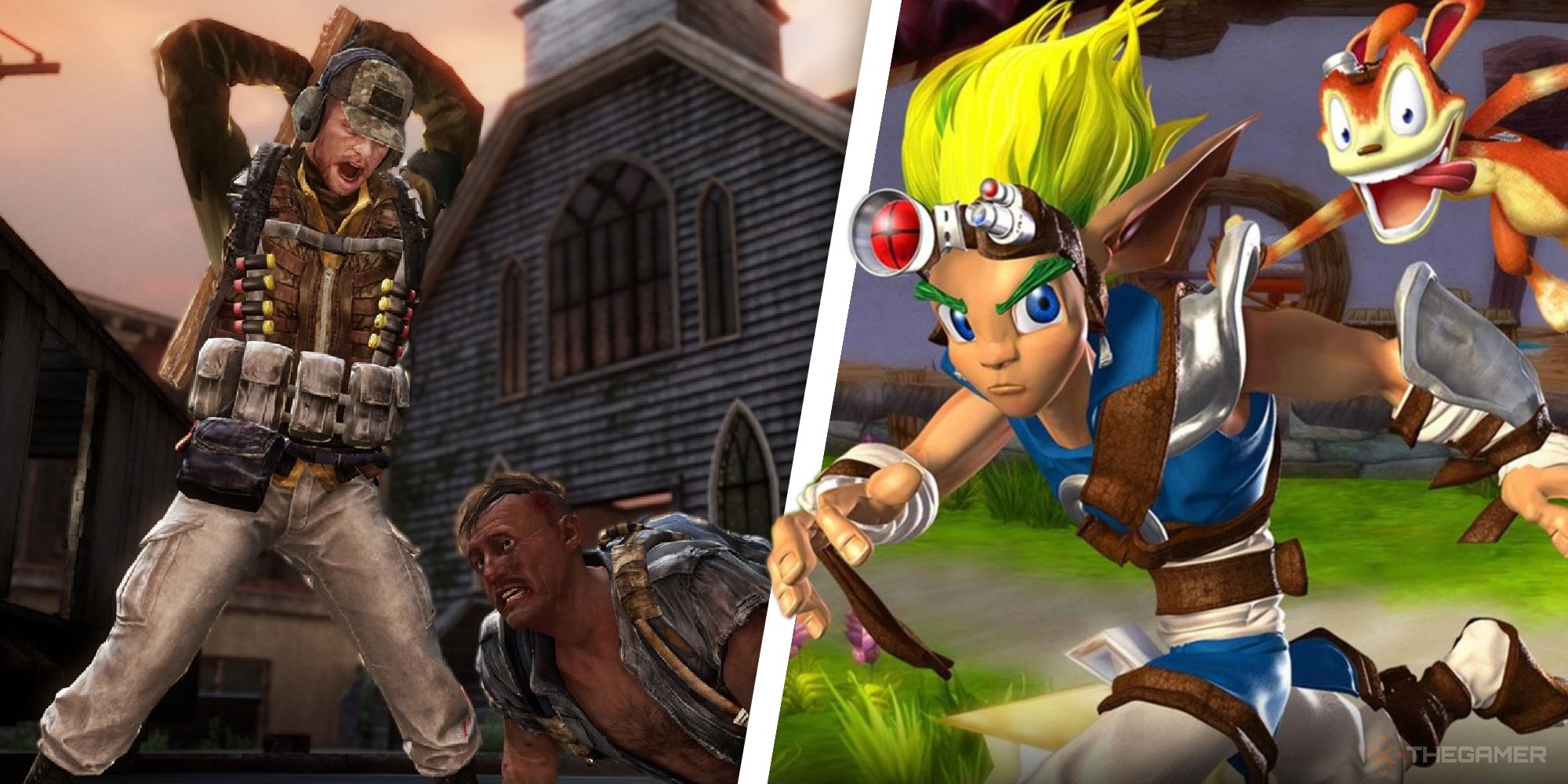 Naughty Dog jak and daxter the last of us factions split image