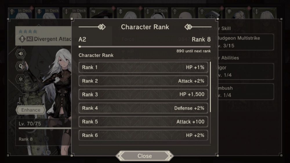 Nier Reincarnation Rank