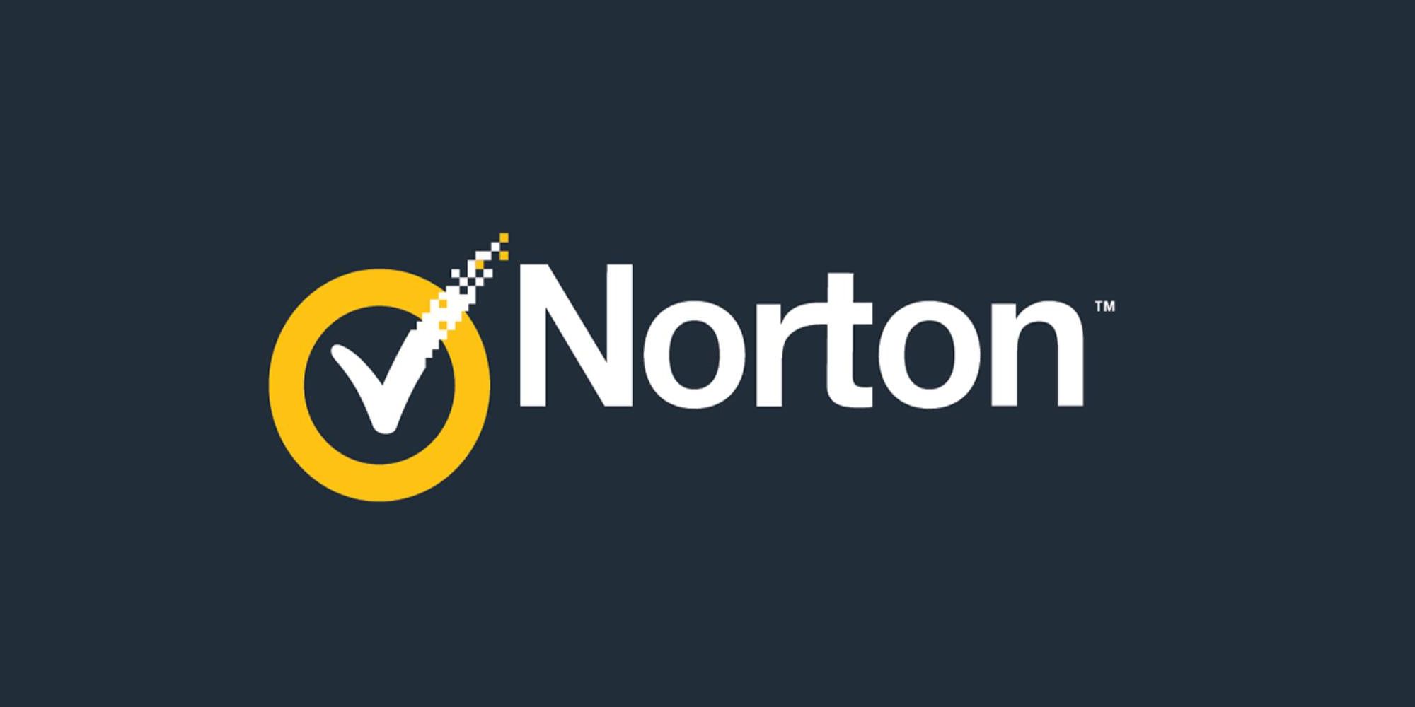 Norton logo on a navy background