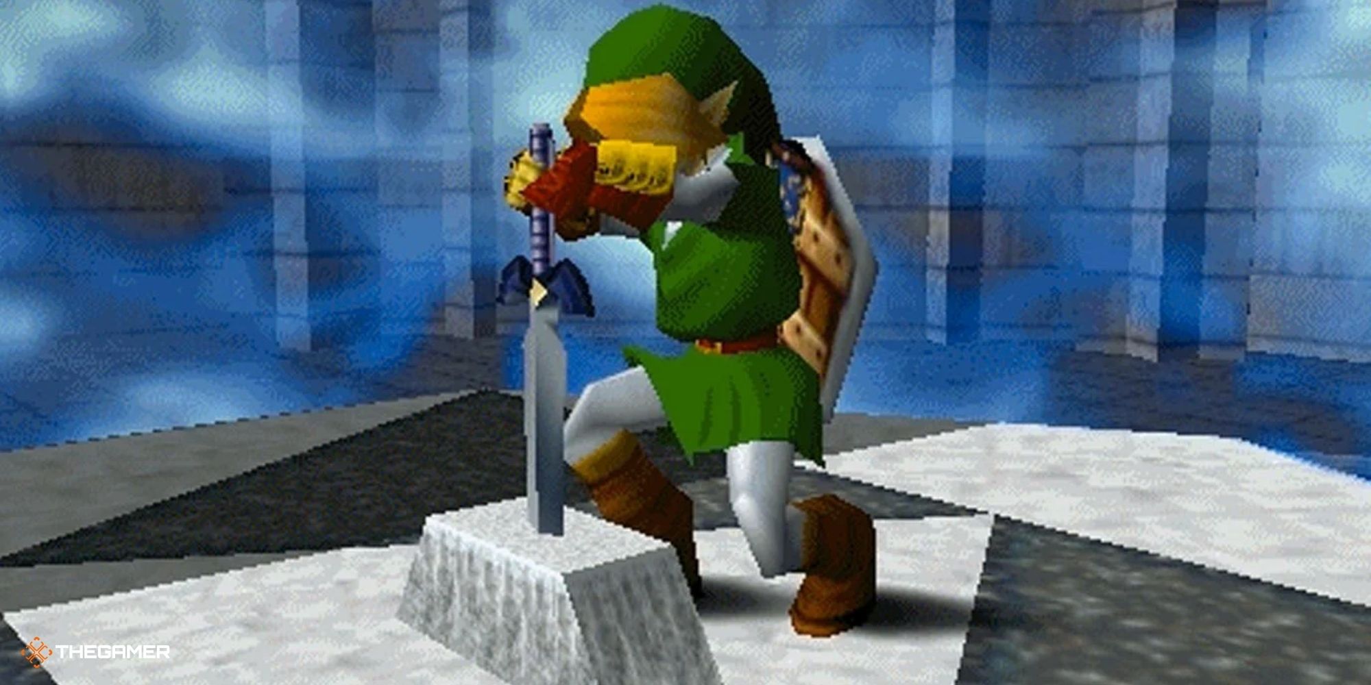 Ocarina of Time - Link with the Master Sword