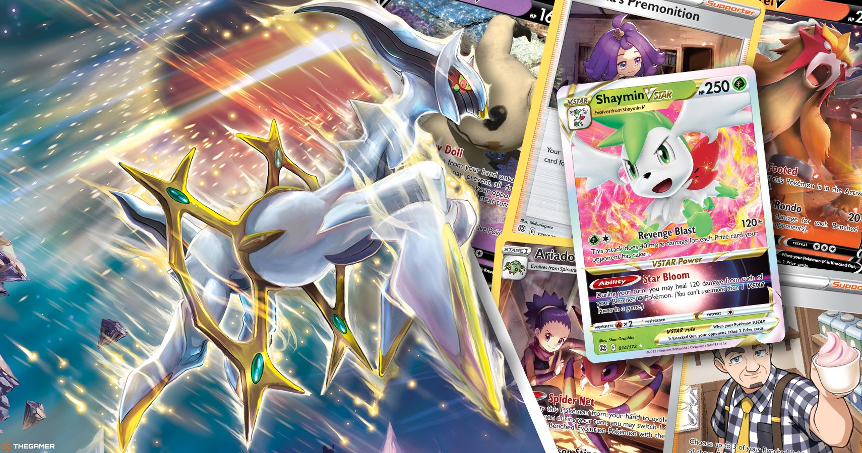 Shaymin VSTAR Is REALLY GOOD! Easily Takes OHKOs In The Late Game!  Brilliant Stars PTCGO 