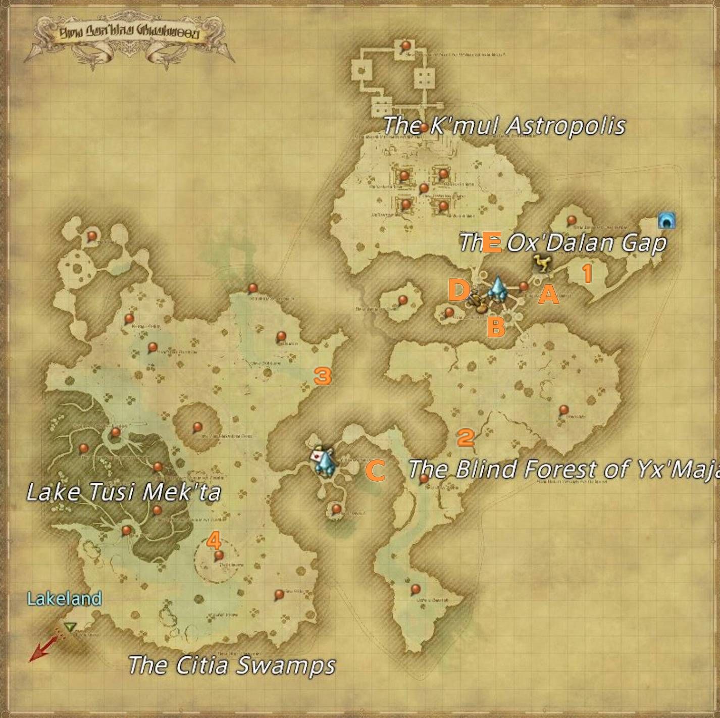 Rak'tika Greatwood Final Fantasy 14 Aether Current Locations