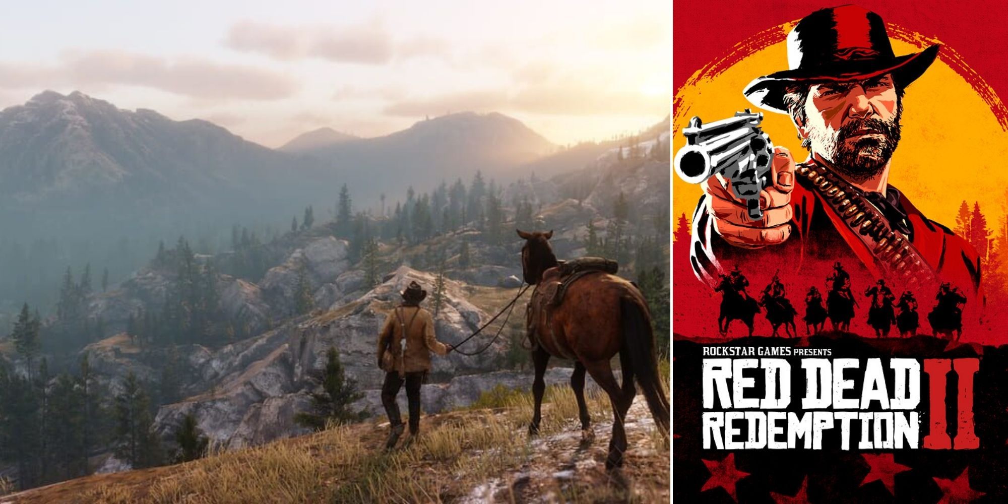 Red Dead Redemption 2 - Mountain side view - Cover Art