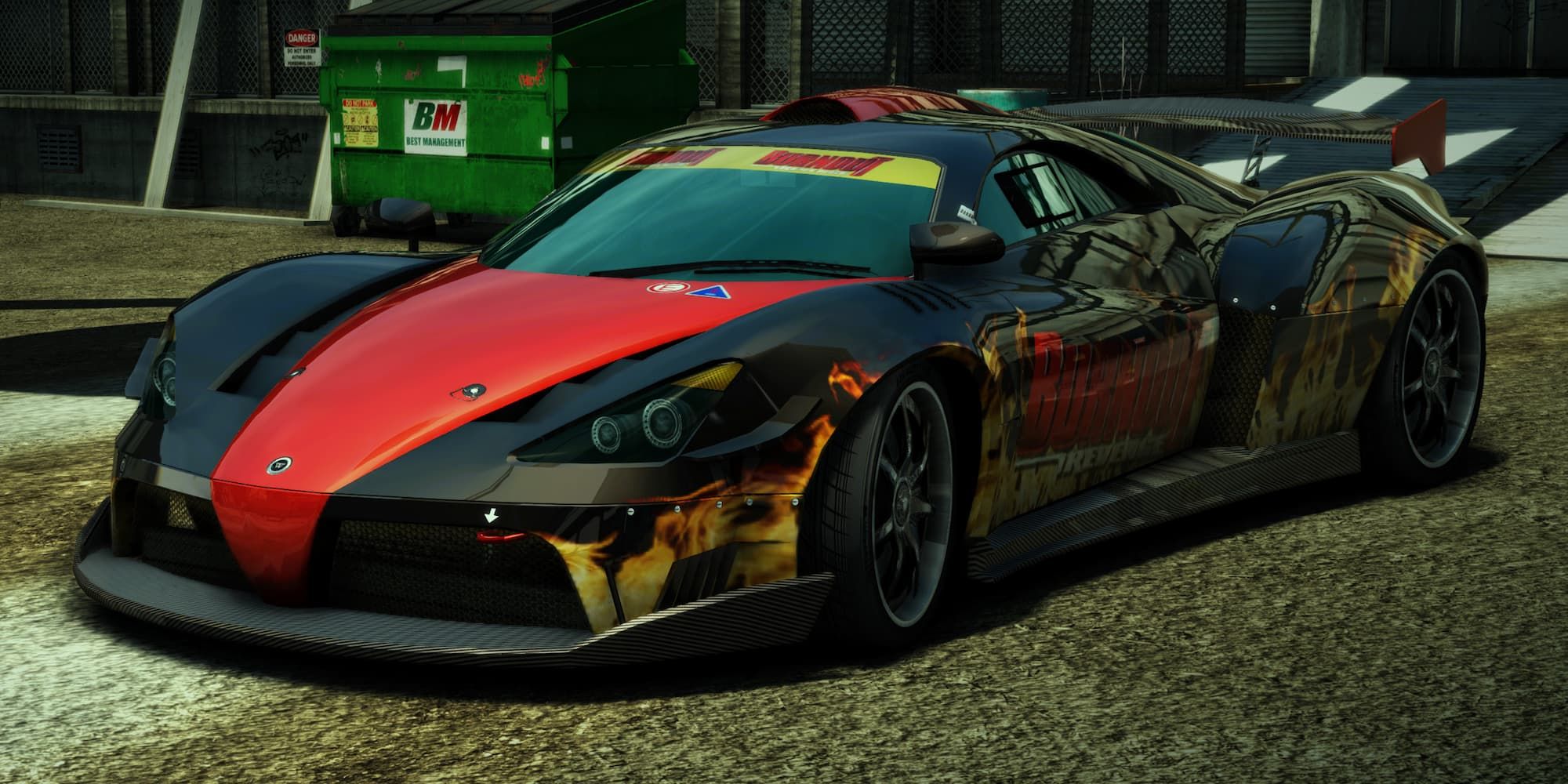 Revenge Racer in the junkyard