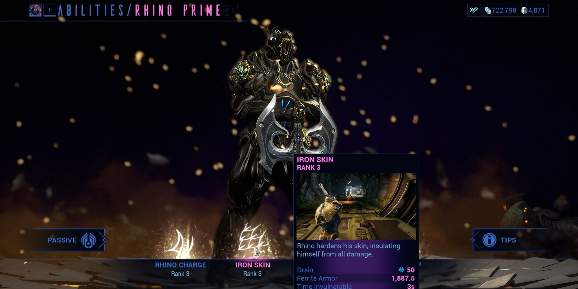 Rhino's Second Ability, Iron Skin