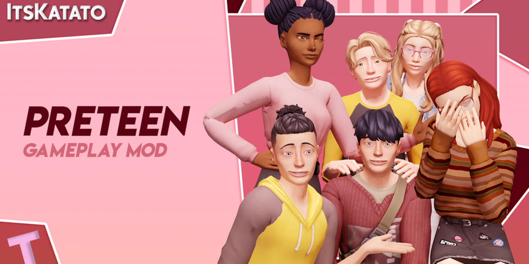 The Sims 4: Everything You Need To Know About ItsKatato's Pre-Teen Mod