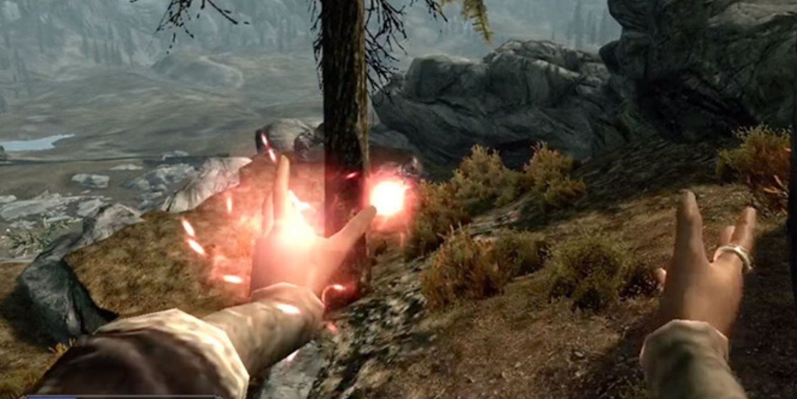 10 Best Perks For A Vampire Build In Skyrim   Skyrim Cast Rout Spell Cropped 