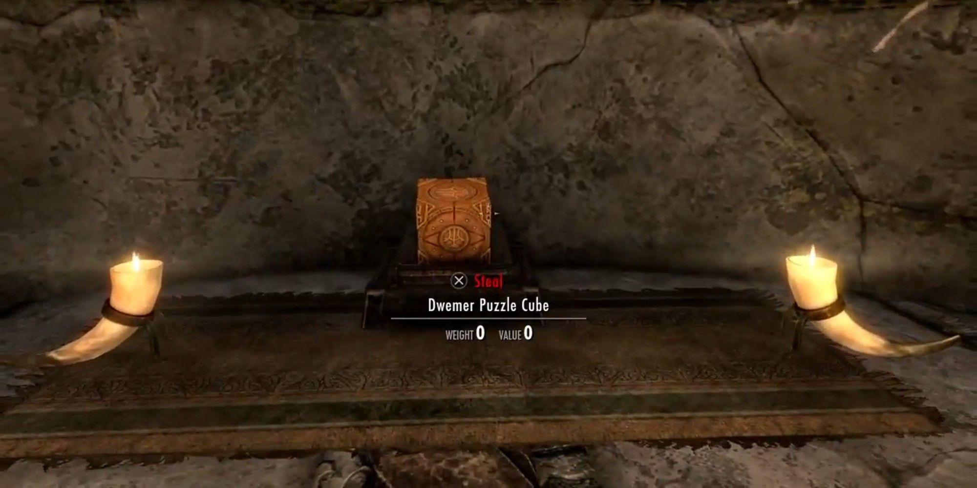 dwemer puzzle cube on table to steal