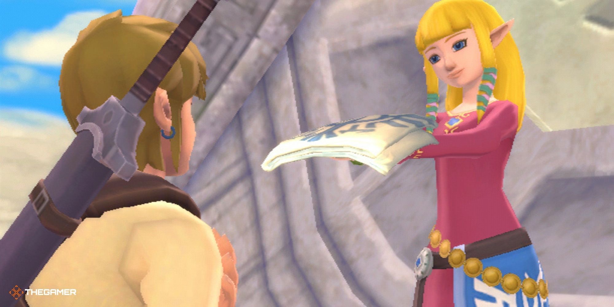 Skyward Sword - Link and Zelda