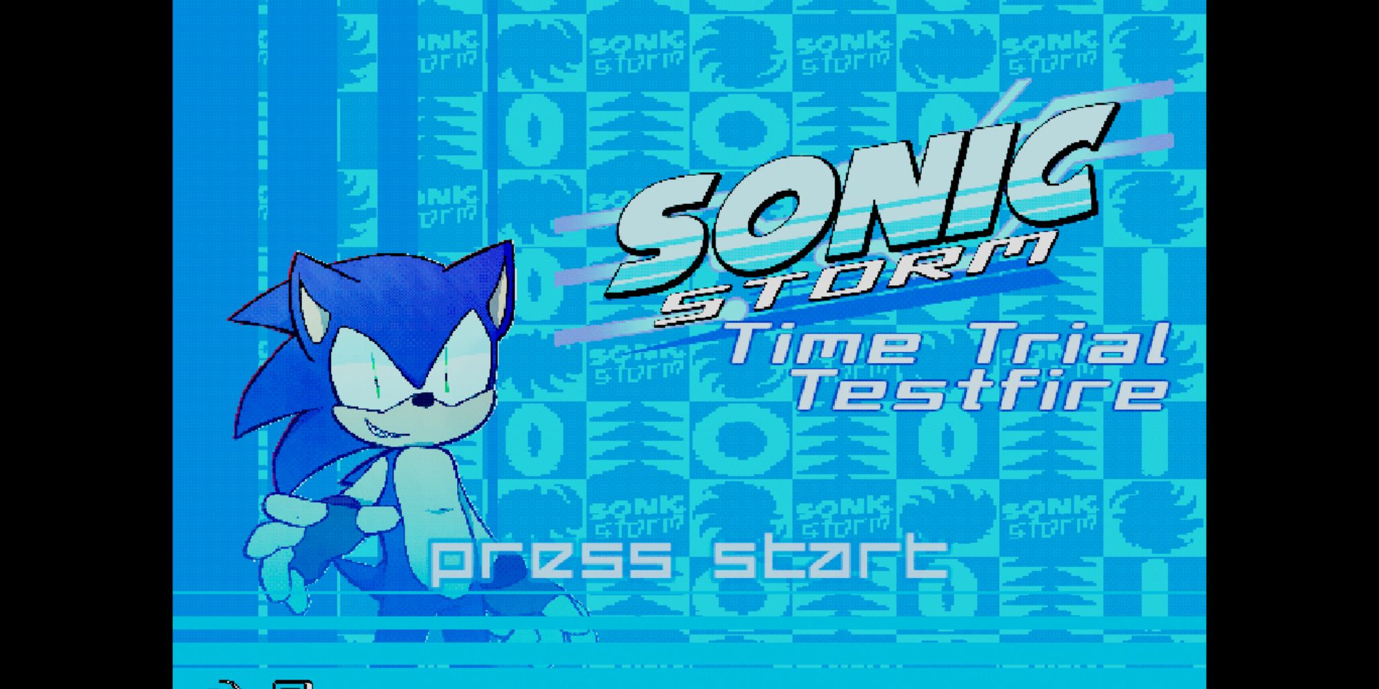 Sonic Storm Screenshot (1 - Title Screen)