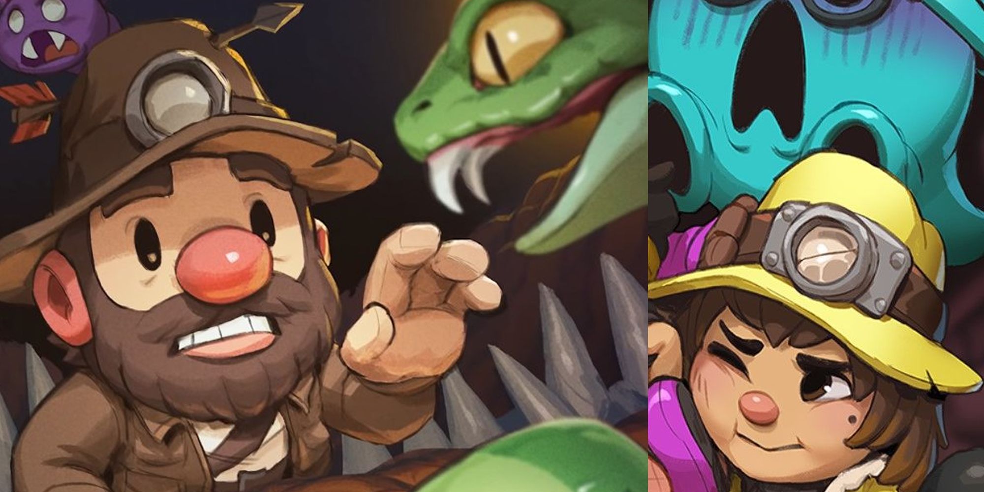 Spelunky 2 Character Split Image Feature