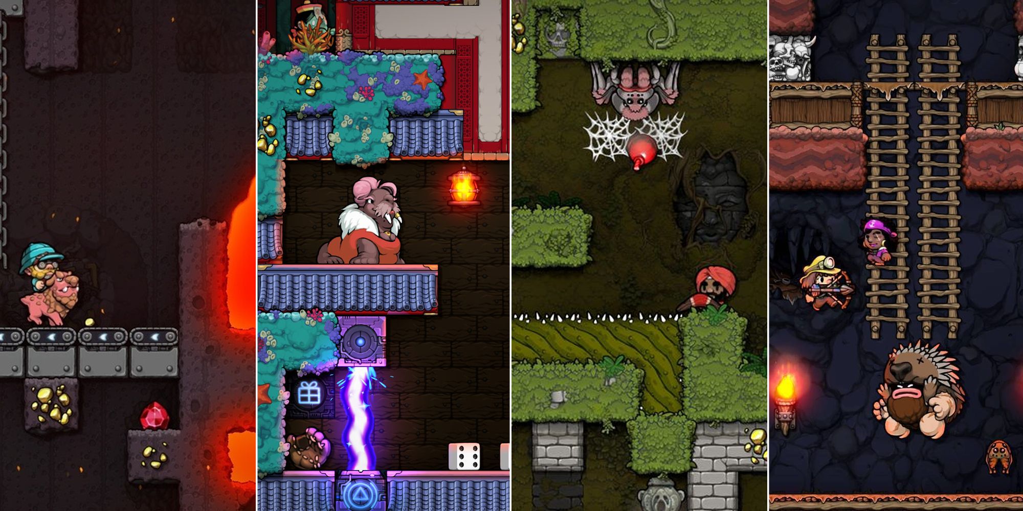 Spelunky 2 Split Image Feature