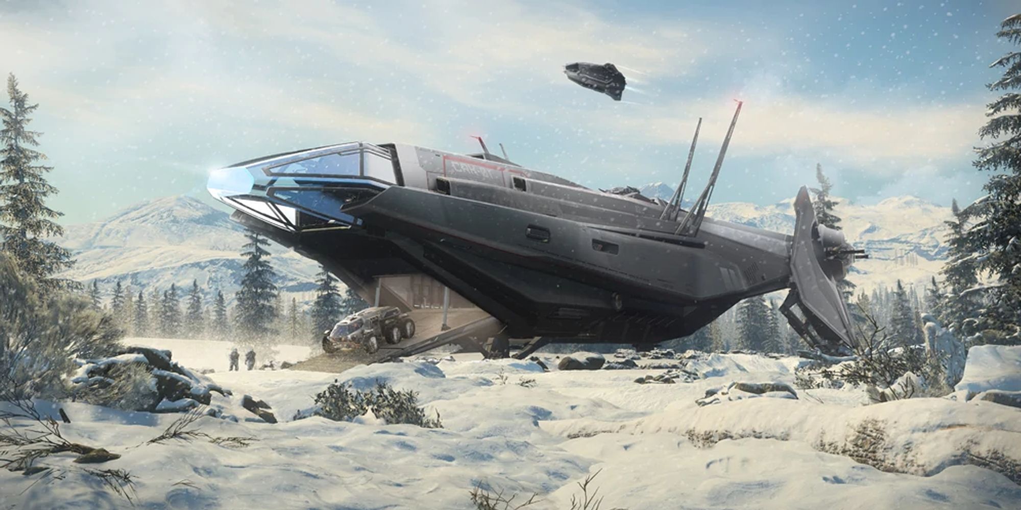 The Carrack In A Snowy Region