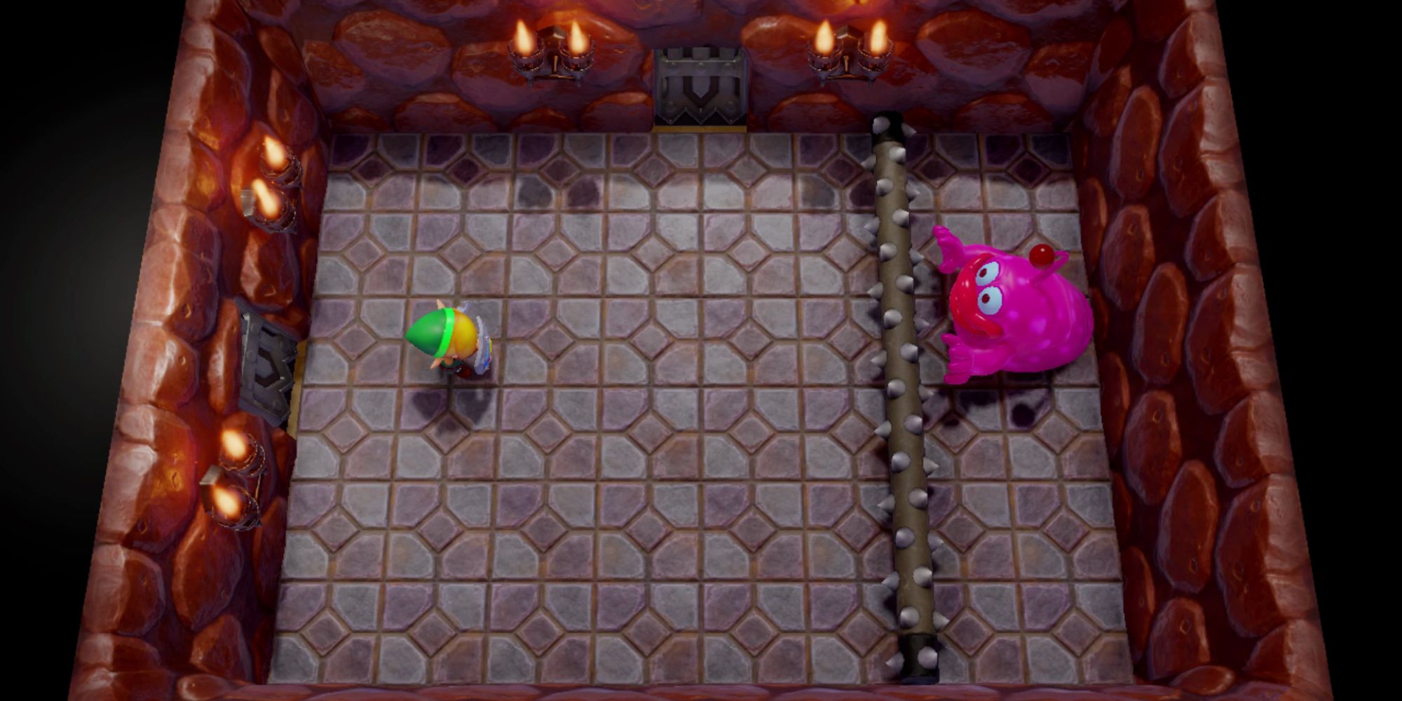 The Legend Of Zelda Link Awakening Screenshot Of Dungeon