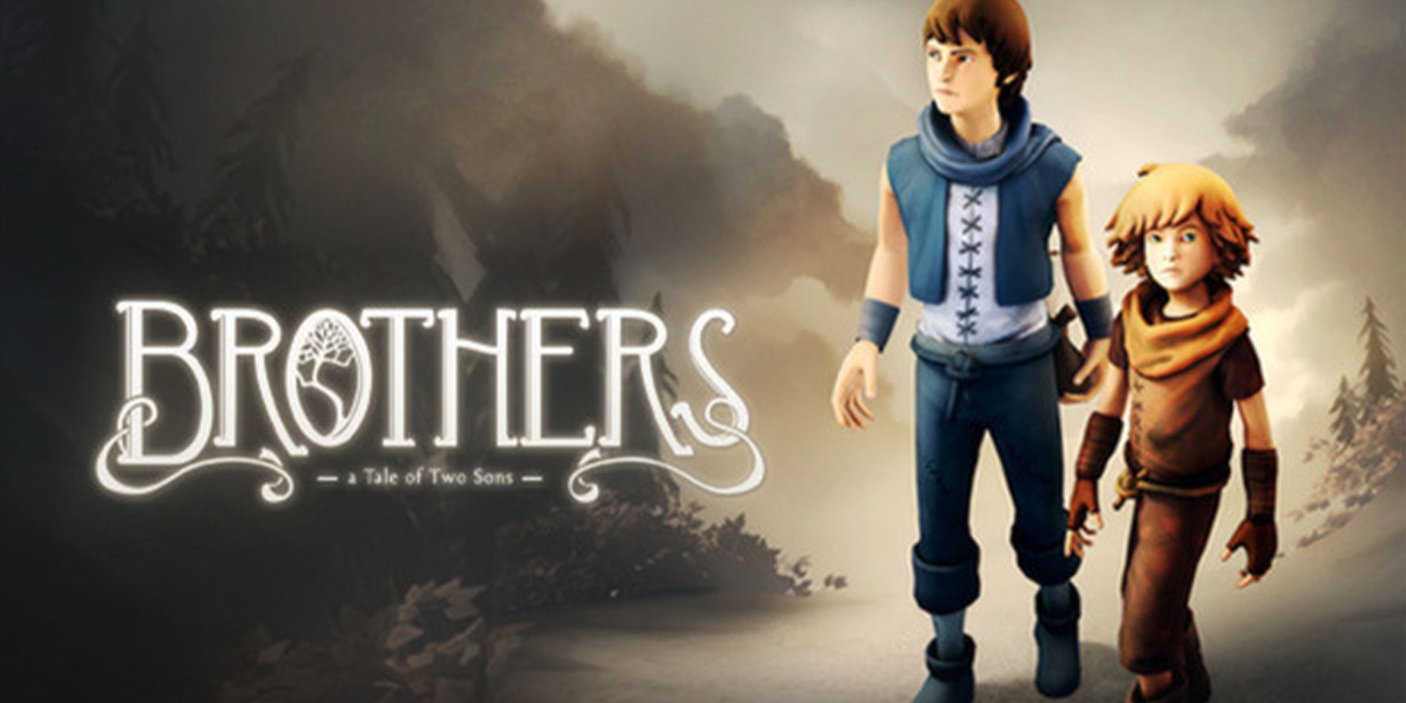 Title Art for Brothers: A Tale of Two Sons