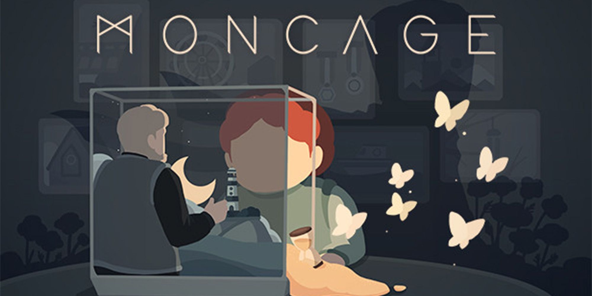 Title Art for the perspective puzzle game Moncage