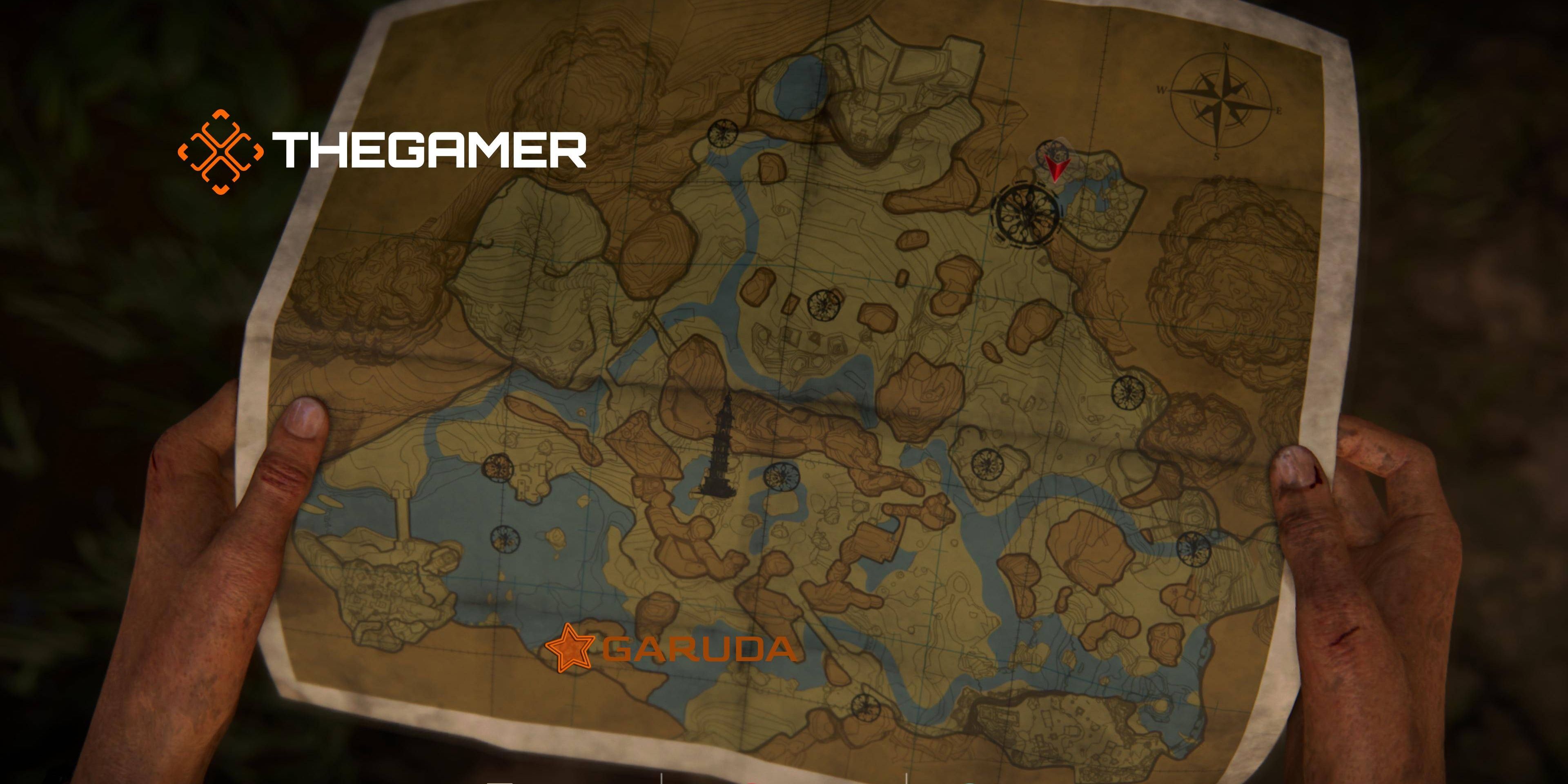 Garuda Token location in Uncharted: A Lost Legacy