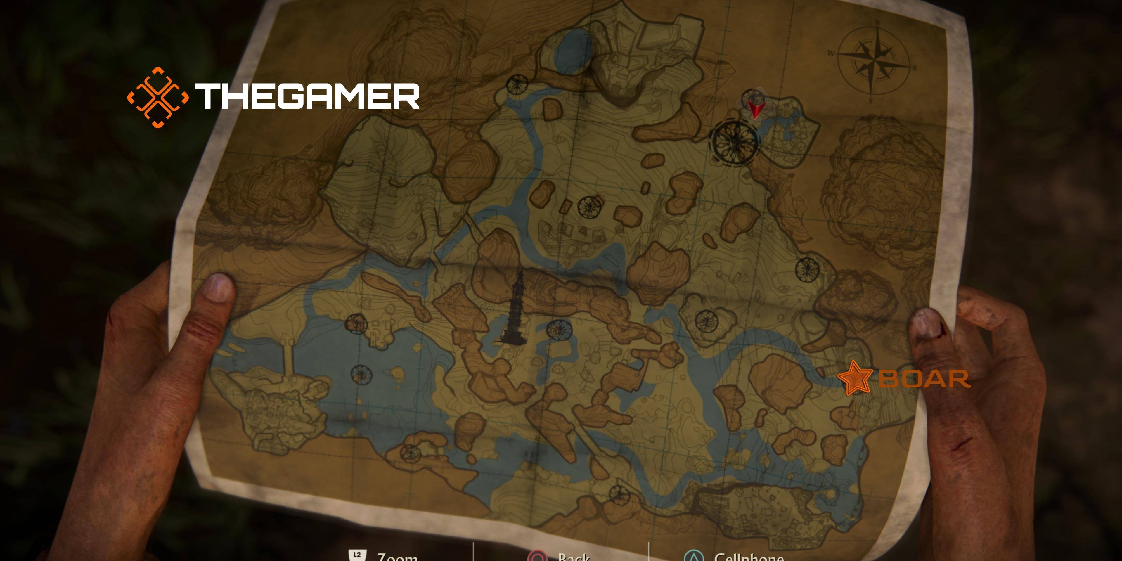 Boar Token Location in Uncharted: A Lost Legacy